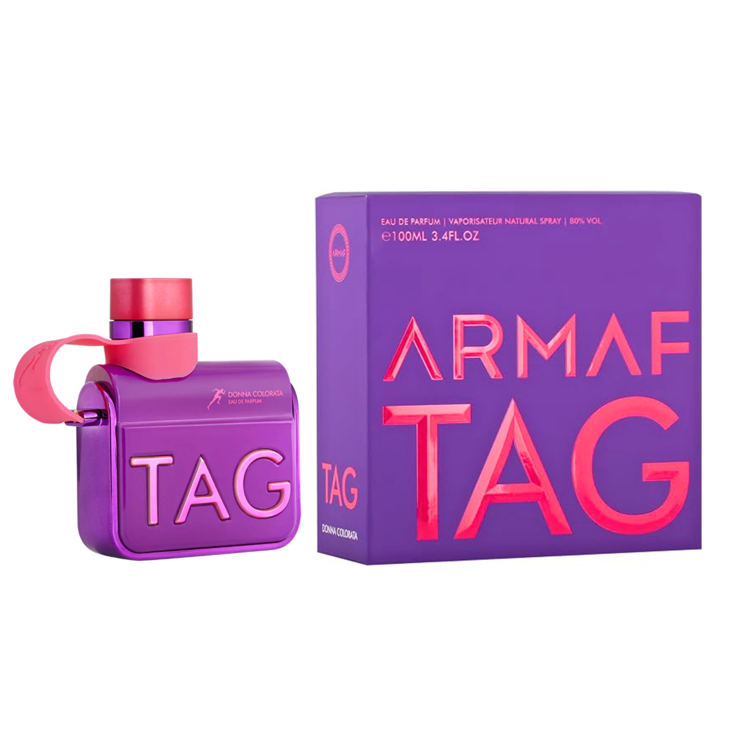 Armaf Tag Her Donna Colorata Purple Eau De Parfum 100ML - Confident & Colorful Women's Fragrance