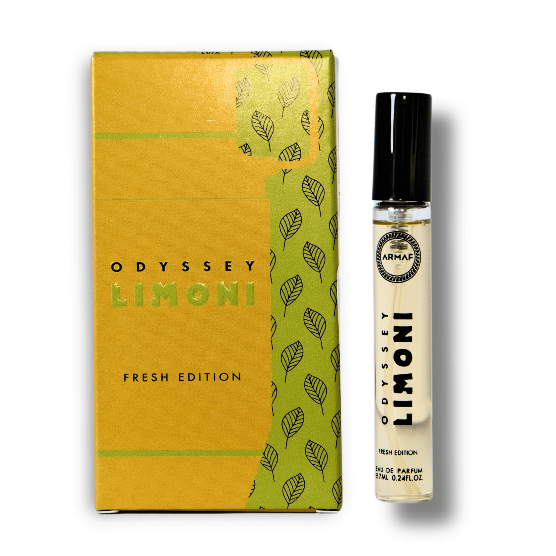 Armaf Odyssey Limoni Fresh Eau De Parfum (EDP) 7ml - Fresh Citrus Long-Lasting Fragrance for Men & Women - Trial Pack