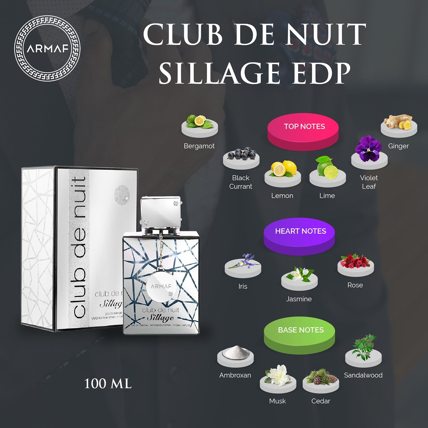 Armaf Club De Nuit Sillage EDP 105ml – Modern Unisex Fragrance