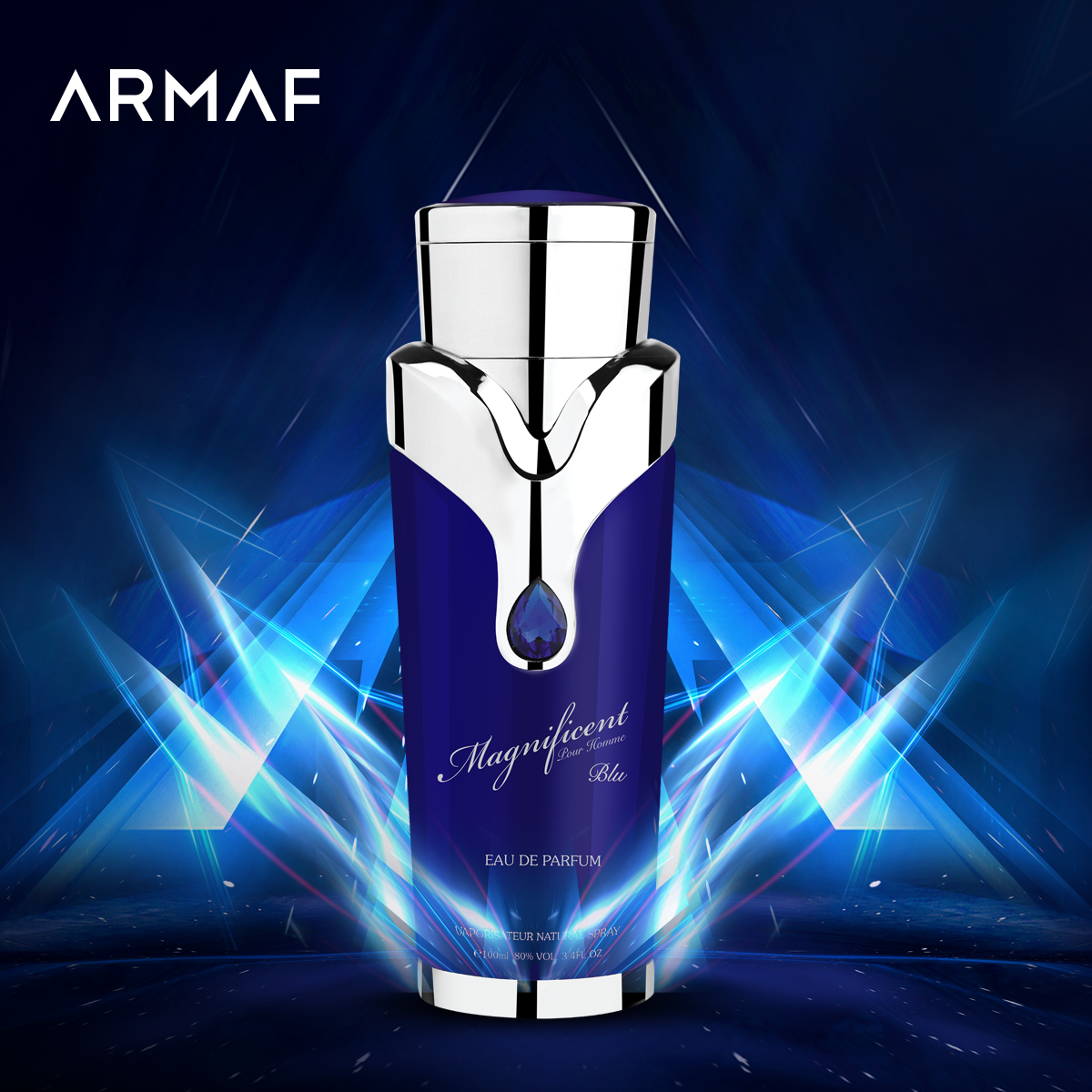 Armaf Magnificent Blue Pour Homme EDP Perfume 100ML - Use Code: ARMAF50 to get 50% Off