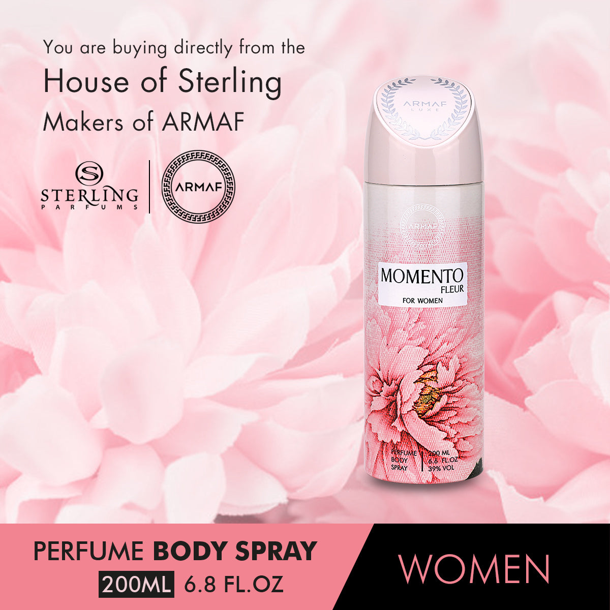 Armaf Momento Fleur Perfume Body Spray For Women 200ML