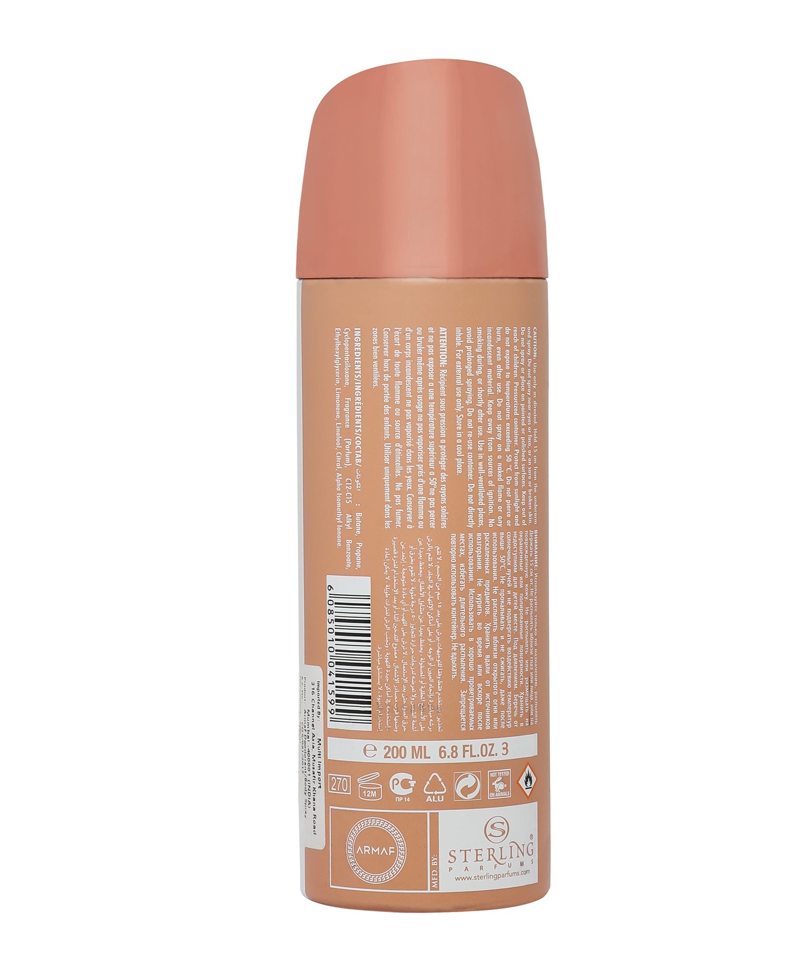 Armaf High Street & Tag Her  Deodorant for Women - 200ML Each (Pack of 3)