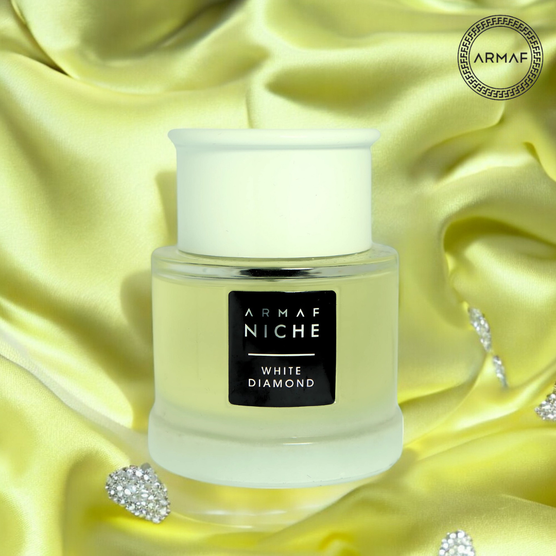 Armaf Niche White Diamond Eau De Parfum for Men 90ml – Fresh, Woody & Masculine Scent