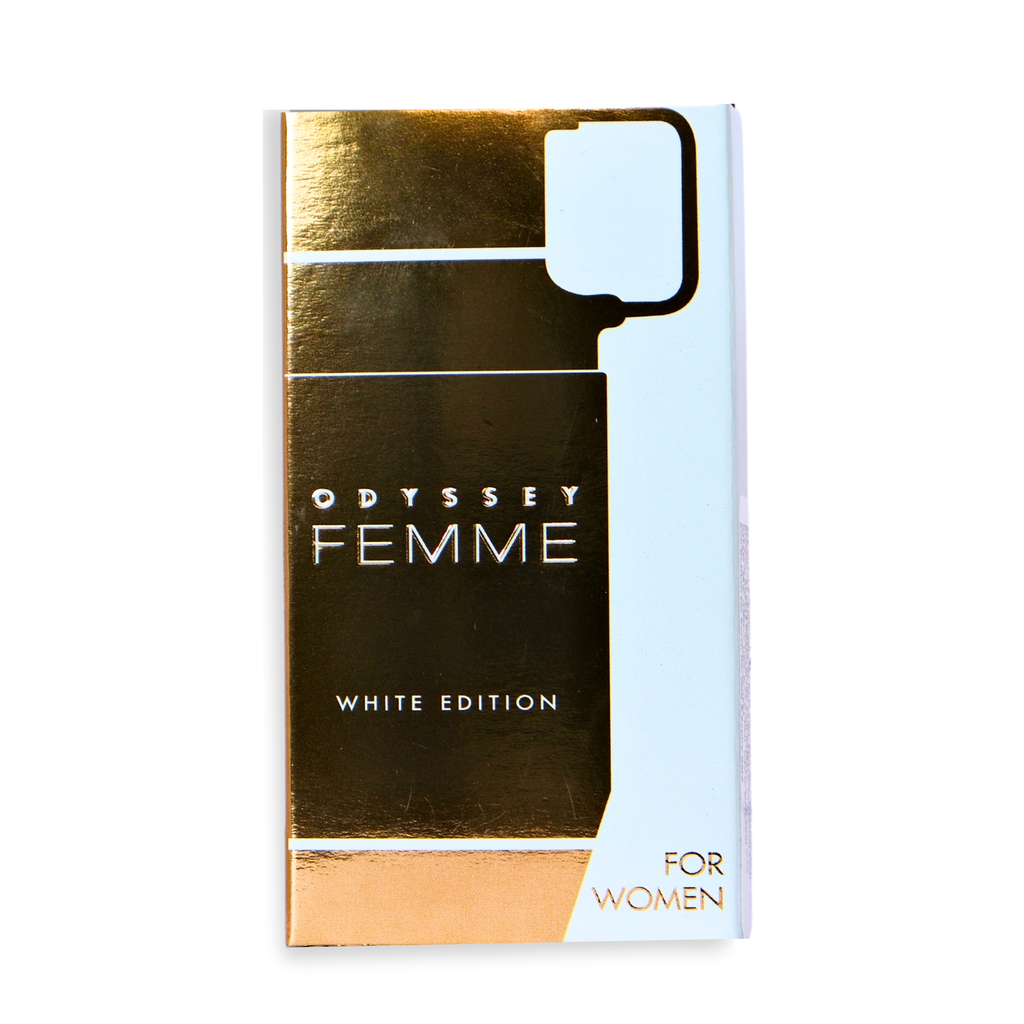 Armaf Odyssey Femme White Edition Eau De Parfum (EDP) 7ML - Oriental Floral Long-Lasting Fragrance for Women - Trial Pack