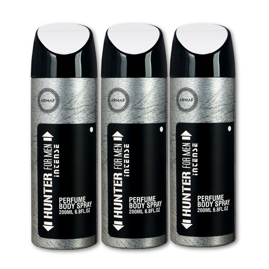 Armaf Hunter Intense Deodorant for Men - 200ML Each (Pack of 3)