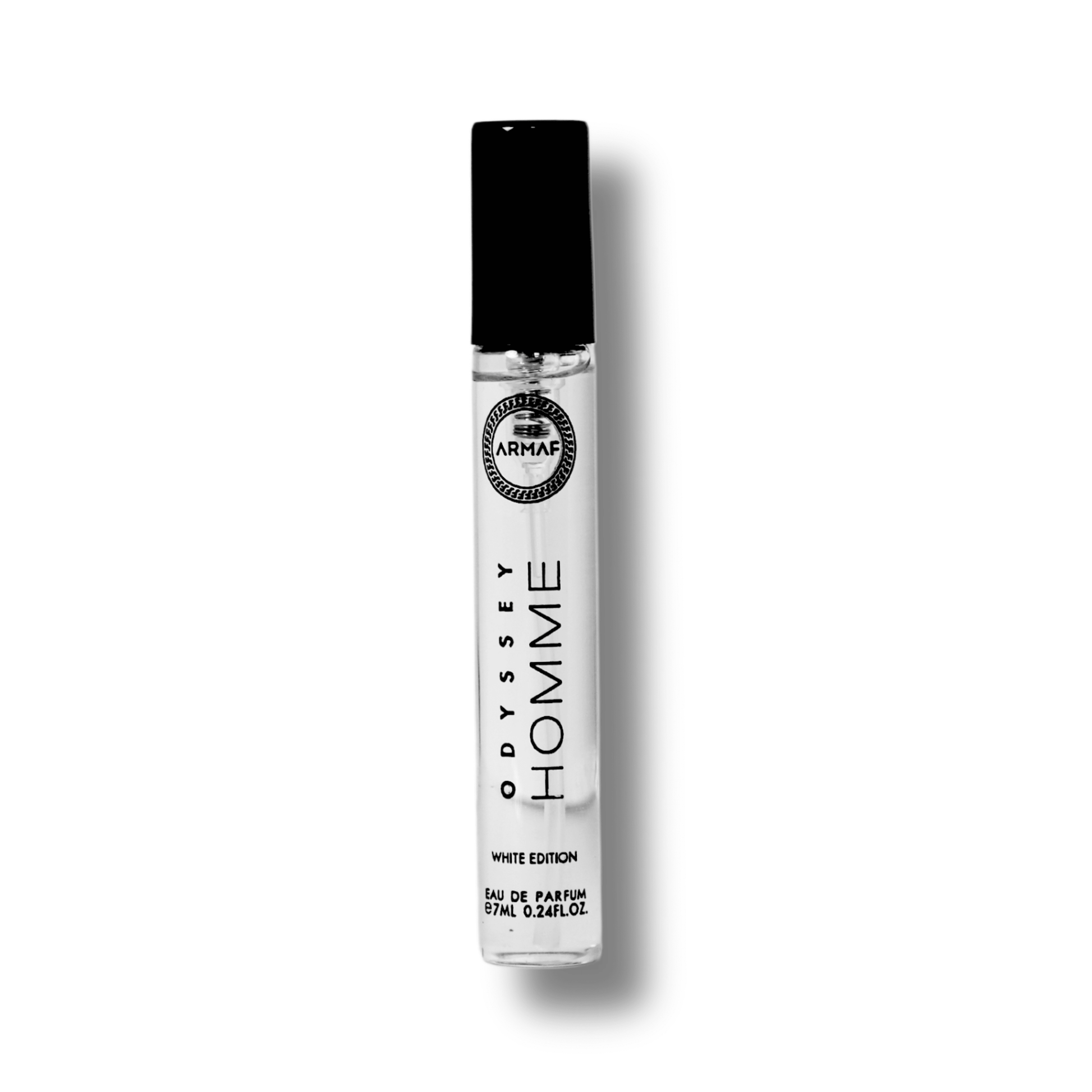 Armaf Odyssey Homme White Edition Eau De Parfum (EDP) 7ml - Oriental Fougere Long-Lasting Fragrance for Men - Trial Pack