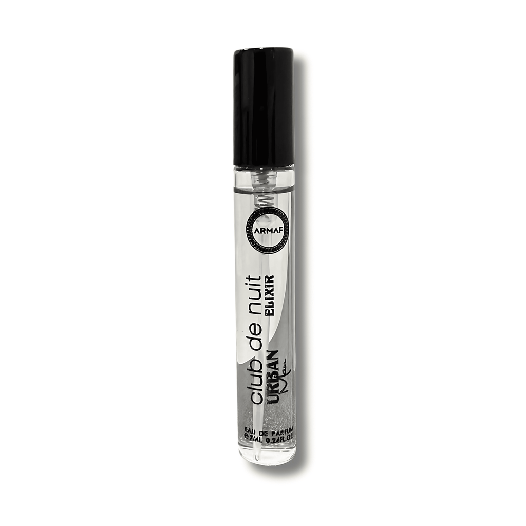 Armaf Club de Nuit Urban Man Elixir Eau De Parfum (EDP) 7ML - Woody Oriental Long-Lasting Fragrance for Men - Trial Pack