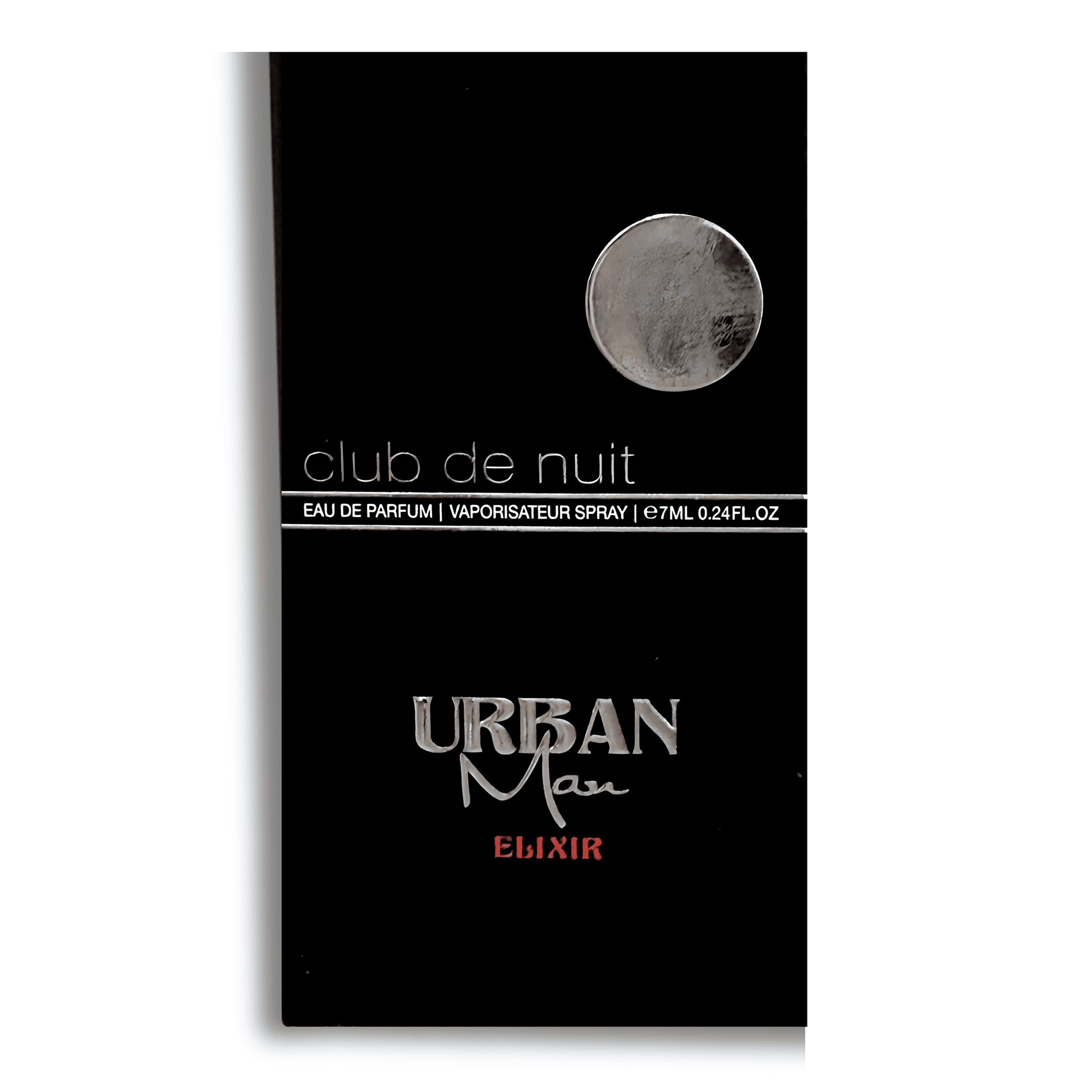 Armaf Club de Nuit Urban Man Elixir Eau De Parfum (EDP) 7ML - Woody Oriental Long-Lasting Fragrance for Men - Trial Pack