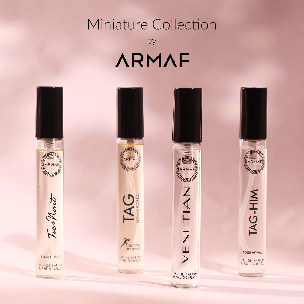 Armaf Discovery Set - Premium Luxury Fragrance (7ML x 24 PCS) Long-Lasting Fragrance for Men & Women - Perfect for Gifting & Travel