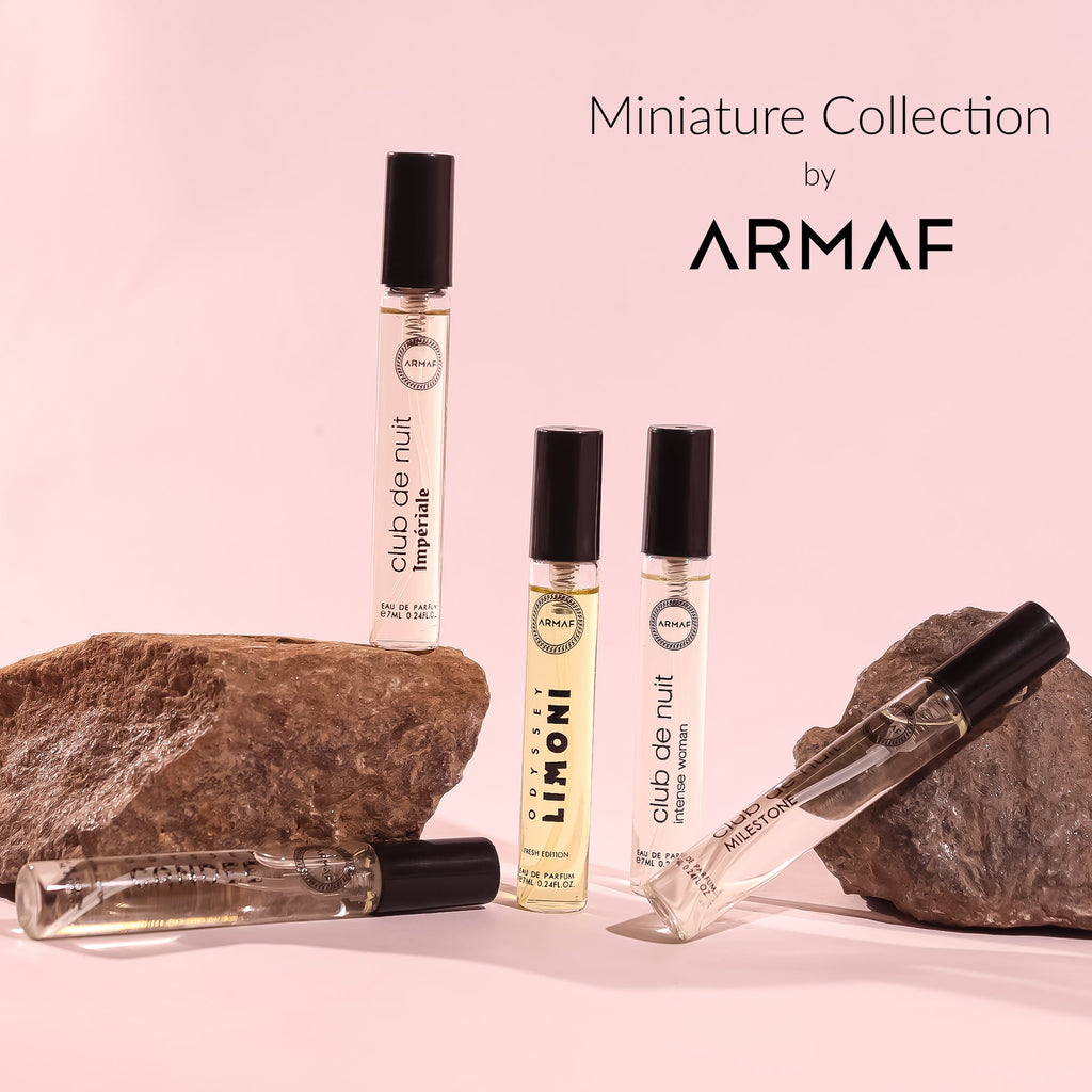 Armaf Discovery Set - Premium Luxury Fragrance (7ML x 24 PCS) Long-Lasting Fragrance for Men & Women - Perfect for Gifting & Travel