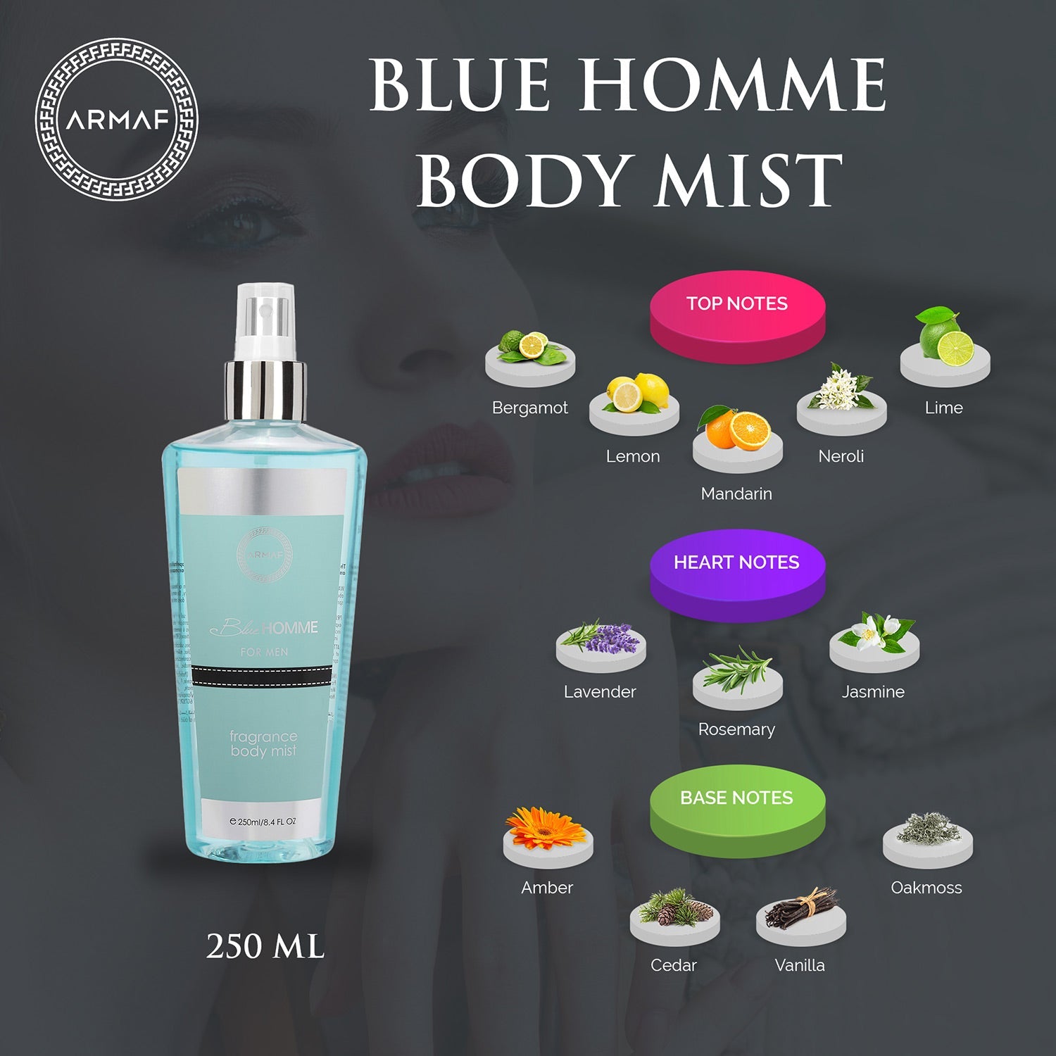 Armaf Blue Homme Mist 250ML