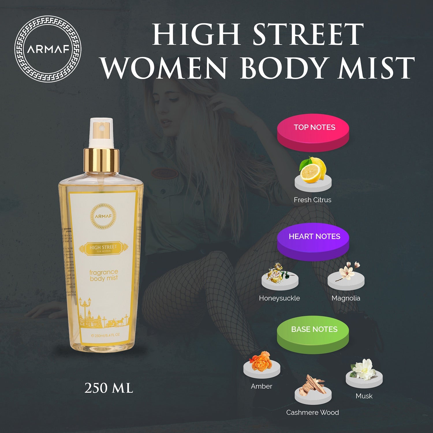 Armaf High Street Women Mist 250ML