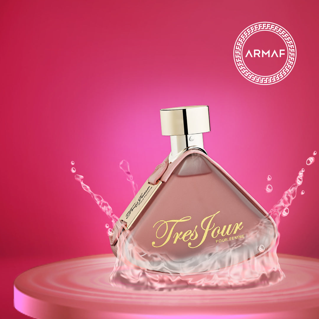 Armaf Tres Jour Pour Femme Eau De Parfum 100ML - Floral Woody Musk Fragrance for Women