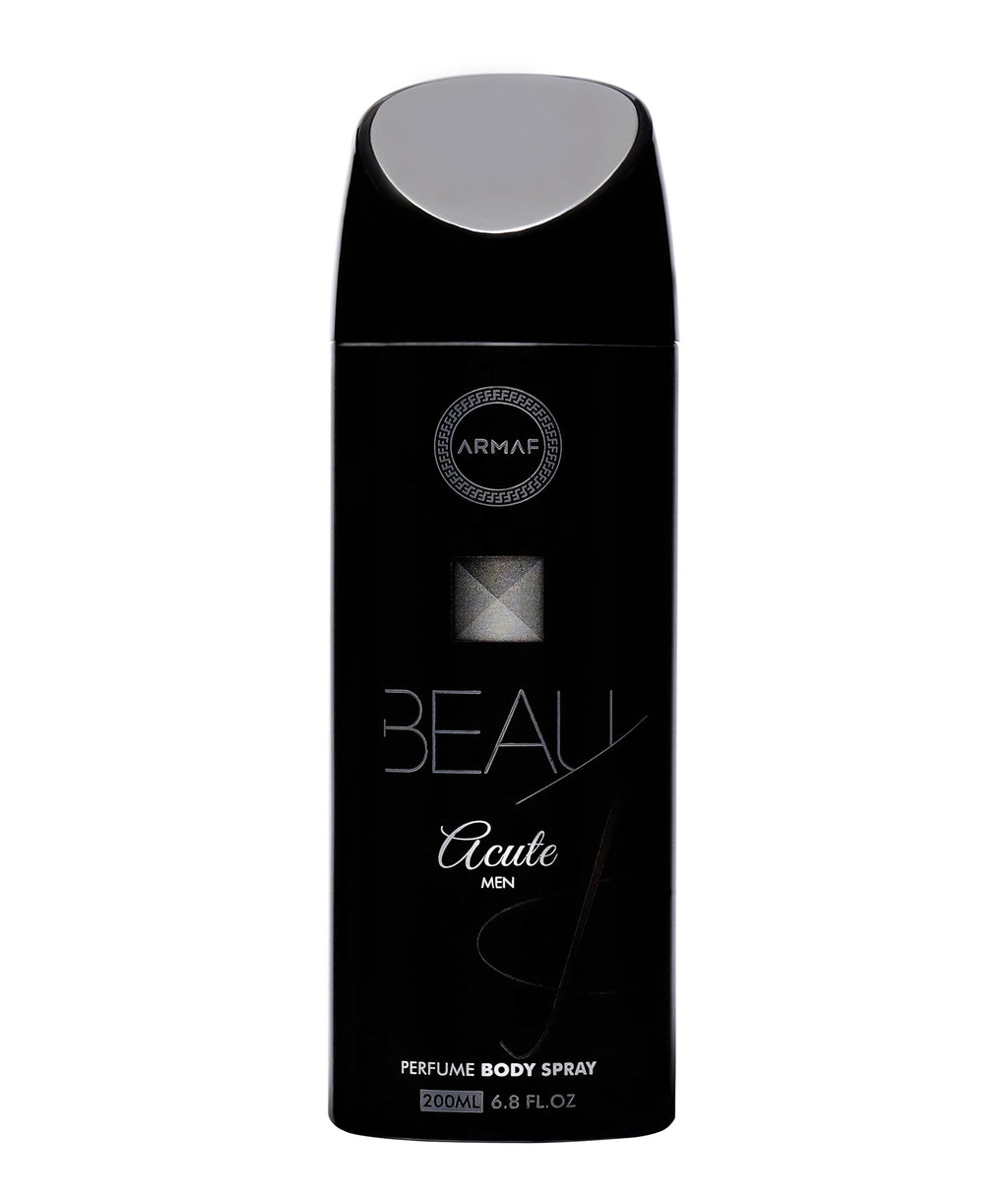 Armaf Club De Nuit Intense Man & Beau Acute Deodorant for Men - 200ML Each (Pack of 2)