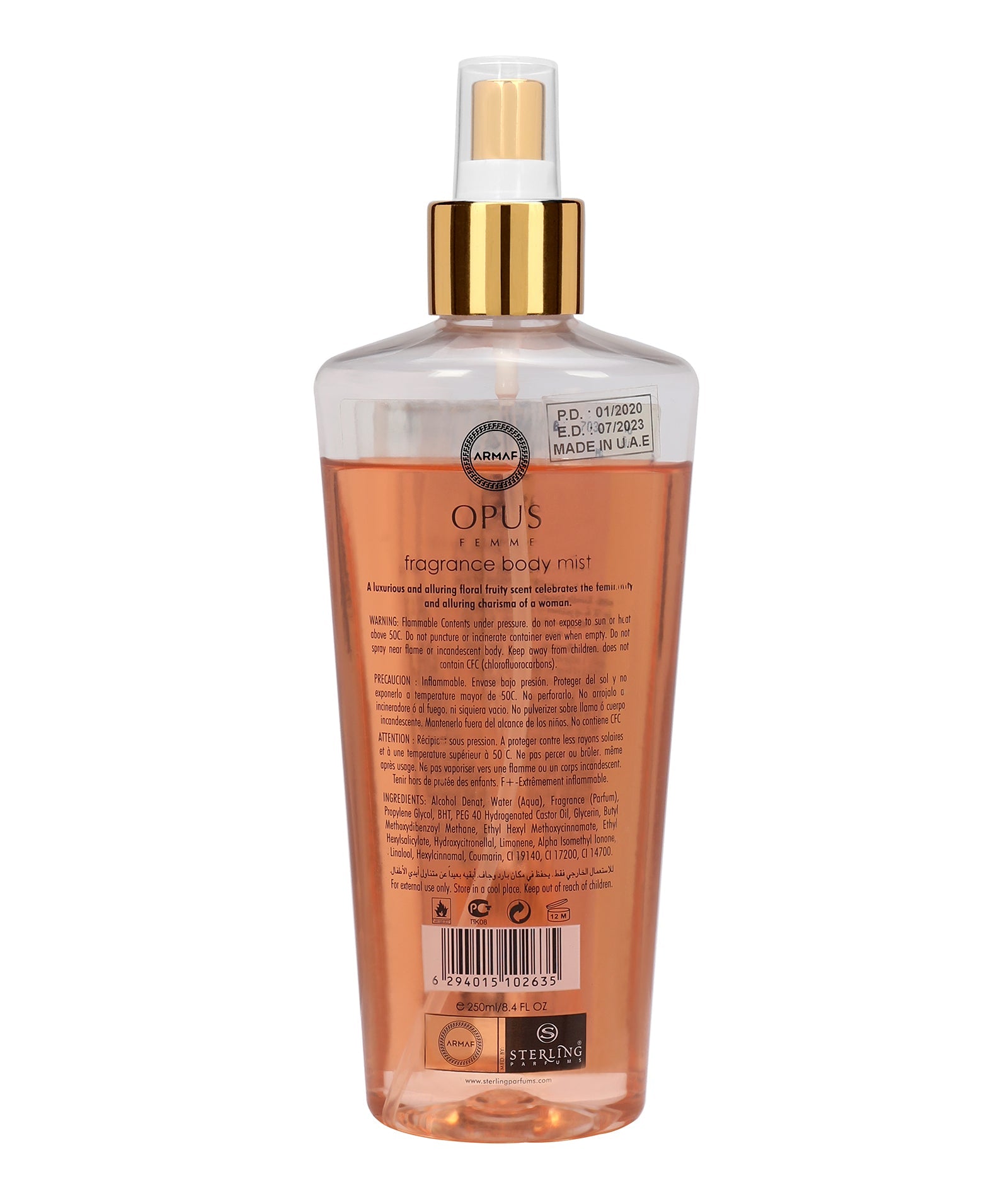 Armaf Opus Femme For Women Mist 250ML